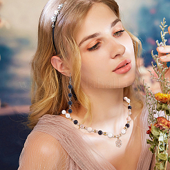 Синтетический синий авантюрин бисер нитей&nbsp;G-AR0001-95