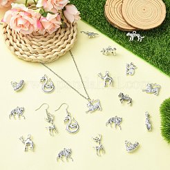 60шт 12 стиля подвески из сплава в тибетском стиле&nbsp;TIBE-CJ0001-36