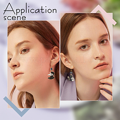 100 шт. 2 крючка для сережек из нержавеющей стали 304&nbsp;STAS-BBC0004-49