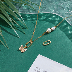 2 шт. 925 серебряных карабина с замком&nbsp;STER-BC0003-93