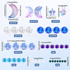 Прозрачные стеклянные бусины смешанного стиля&nbsp;GLAA-SC0002-17D