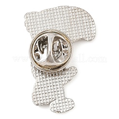 Броши в виде птицы из платинового сплава с эмалью&nbsp;LS-JEWB-I035-08P-05