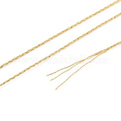 100 м двухслойная круглая металлизированная нить из пэт-материала&nbsp;MCOR-T003-01A