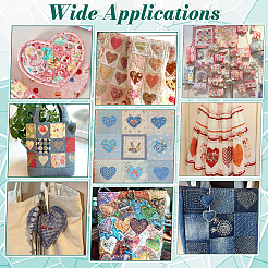 Прозрачный акриловый шаблон для шитья&nbsp;AJEW-NB0007-10C