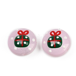 Рождественские эмалевые бусины ручной работы в технике лэмпворк&nbsp;X1-LAMP-C020-03C