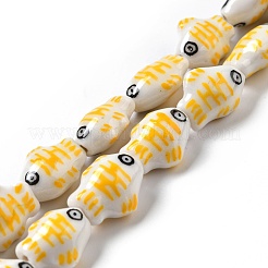 Ручной печатный шарики фарфора&nbsp;PORC-F005-03B