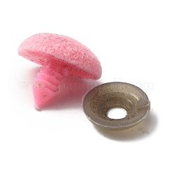 Безопасные носы из пластикового флокирования DIY-WH0409-08D-03