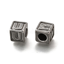 26 шт. 26 стиля кубических бусин из нержавеющей стали 304&nbsp;STAS-V009-01P