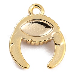 Подвески из золотой латуни с эмалью KK-P197-11C-G