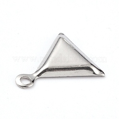 Подвеска-кабошон из не тускнеющей нержавеющей стали 304&nbsp;STAS-J032-30