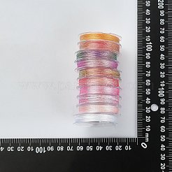 10 рулон 3-слойного металлического полиэфирного шнура&nbsp;MCOR-CJ0001-07A