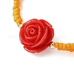 Многорядные браслеты из стеклянных бусин&nbsp;BJEW-MZ00104