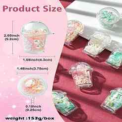 10 шт. подвески из непрозрачного акрила в виде чашки с молоком&nbsp;OACR-CJ0002-31