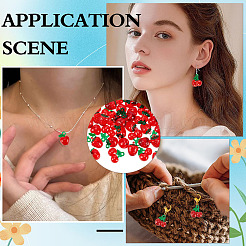 60шт 3 стиля прозрачные подвески из смолы&nbsp;RESI-ME0001-22