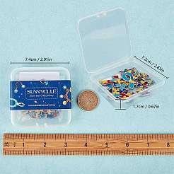 Подвески из эмали и сплава&nbsp;ENAM-SC0001-32P