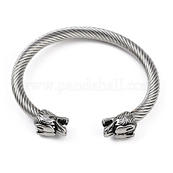 Браслеты-манжеты из нержавеющей стали 304 для женщин&nbsp;STAS-M023-09P