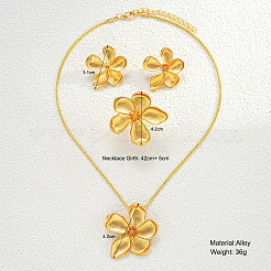 Ожерелья с подвесками из цветочного сплава&nbsp;FS-WGFCF53-01