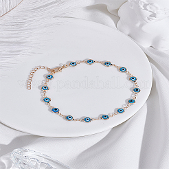 1 шт. браслеты-цепочки в этническом стиле от сглаза для женщин&nbsp;BJEW-LP0004-15