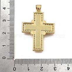 Подвески в форме ракушек из латуни с микропаве и кубическим цирконием&nbsp;KK-D328-26G-B