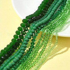 Стеклянные бусины с гальваническим покрытием &nbsp;EGLA-FS0001-42B