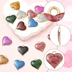 16шт 8 цвета подвески из цинкового сплава&nbsp;ENAM-YW0008-35