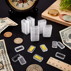 Акриловые упаковочные коробки с крышками для золотых слитков&nbsp;CON-WH0085-142