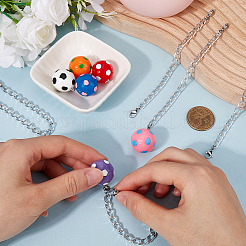 6 шт. 6 цвета непрозрачные подвески из смолы&nbsp;RESI-SC0005-57