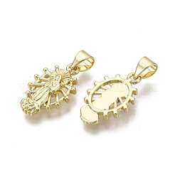 Латунные подвески&nbsp;KK-R133-050G-NF