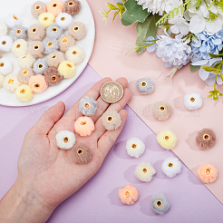 80 шт. 8 цвета имитация кроличьей шерсти европейские бусины&nbsp;FIND-PH0027-68A