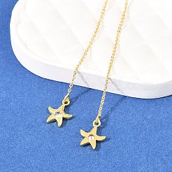 Латунная прозрачная кубическая циркония резьба для ушей&nbsp;EJEW-H182-05A-G