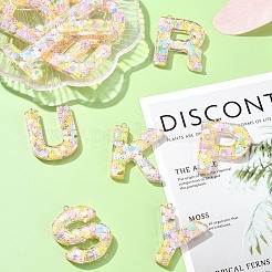 26шт 26 стиля прозрачные подвески из эпоксидной смолы&nbsp;CRES-YW0002-28E