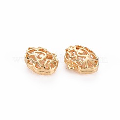 Латунь с подвесками из прозрачного кубического циркония&nbsp;KK-S356-763