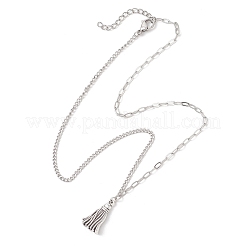 Кулон с кисточкой из сплава&nbsp;NJEW-JN05882