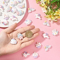 Кабошоны из непрозрачной смолы&nbsp;CRES-YW0002-72