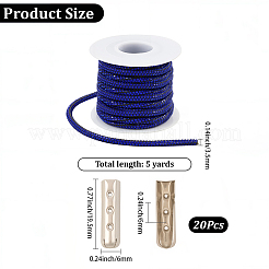 5 ярд шнуров из синтетического каучука со стразами&nbsp;OCOR-SP0001-33D