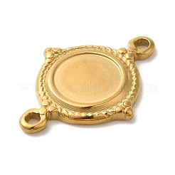 Ионное покрытие (IP) нержавеющая сталь 304 кабошон соединительная оправа&nbsp;X-STAS-C110-09G