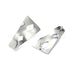 Фурнитура для сережек-гвоздиков из нержавеющей стали марки 304&nbsp;STAS-L024-005P-02