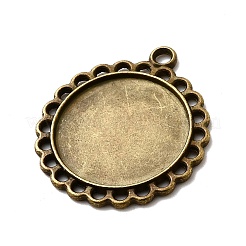 Сеттинги для кулона ( кабошона ) тибетского стиля&nbsp;LS-TIBE-21668-AB-NR