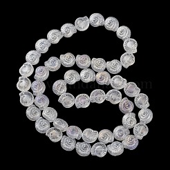 Стеклянные бусины с гальваническим покрытием &nbsp;EGLA-F164-AB01