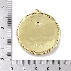 Покрытие стойки латунь микропаве прозрачные подвески из кубического циркония&nbsp;KK-K341-53B-G