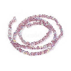 Гальванические стеклянные бусины&nbsp;GLAA-F092-A02