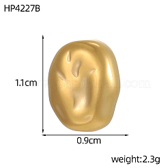 Бусины из нержавеющей стали 304&nbsp;STAS-OY012-14G