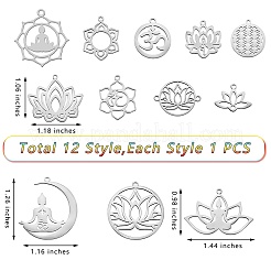 12 шт. 12 подвески из нержавеющей стали 201&nbsp;STAS-SZ0002-48P