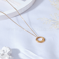 1 шт. минималистичные круглые подвески из нержавеющей стали&nbsp;NJEW-LP0002-83