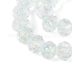 Нити из фольгированных бусин лэмпворк ручной работы&nbsp;FOIL-T008-09E