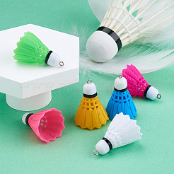 12шт 6 цвета пластиковый кулон&nbsp;FIND-TA0001-60