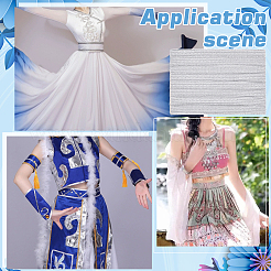 5 ярд блестящих полиэфирных лент&nbsp;DIY-WH0580-16B