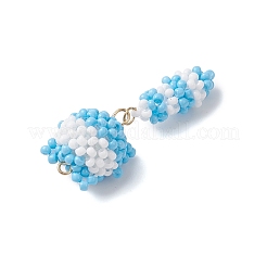 Подвески в виде кошек из стеклянных бусин&nbsp;PALLOY-MZ01020-03