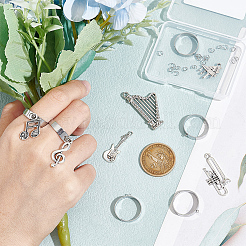 Набор для самостоятельного изготовления колец на музыкальную тему&nbsp;DIY-UN0004-85