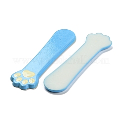 Кабошоны с отпечатком лапы из непрозрачной смолы&nbsp;LS-RESI-A027-01